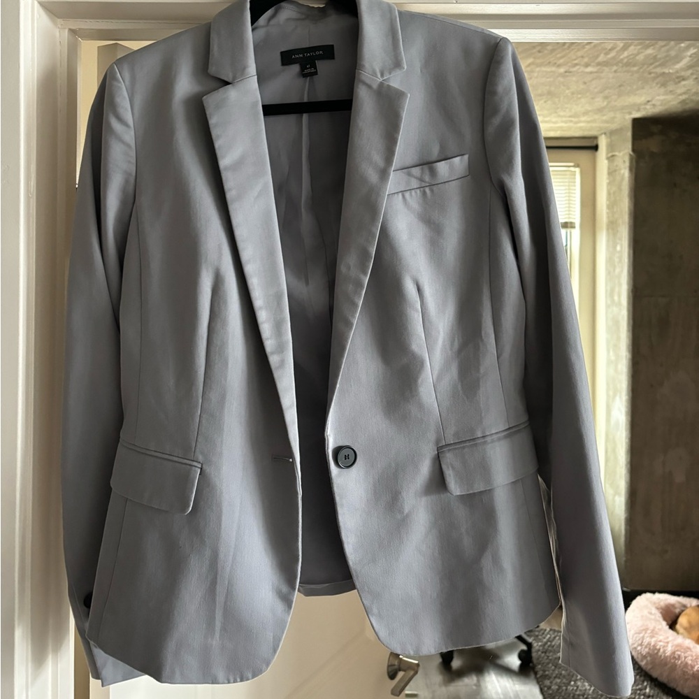 Grey Ann Taylor Blazer